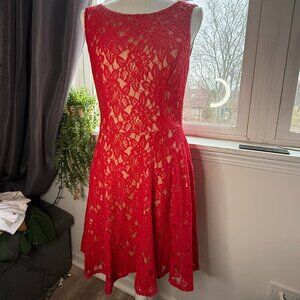 Women's Speechless Red Lace Cocktail Dress | Sizes 9